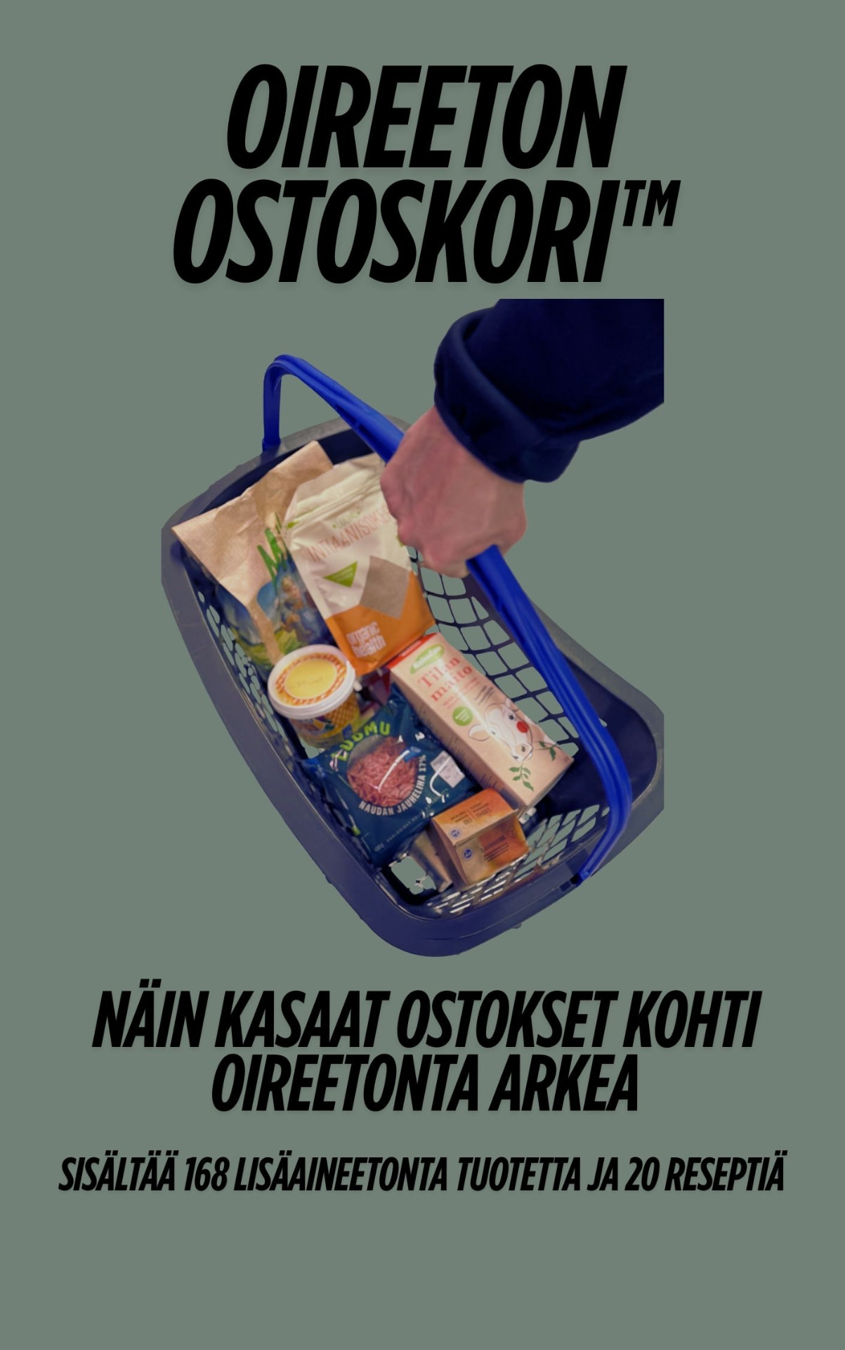 Oireeton Ostoskori™ — E-opas – kansikuva